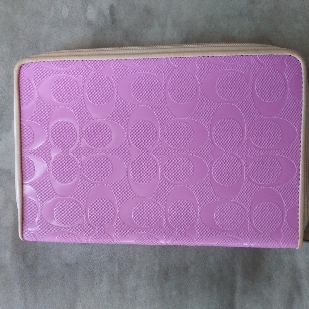 " Coach Pink IPad Holder Beach PVC Reader "